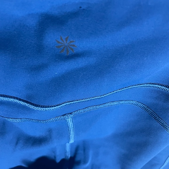 ATHLETA ALL IN REACTION 7/8 TIGHT Medium Atlantis Blue - Picture 7 of 9
